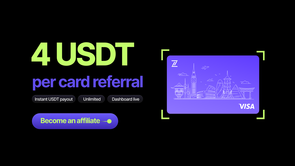 Fizen Card Affiliate Program: $4 Per Card, Paid in USDT, Lifetime Attribution (2026)