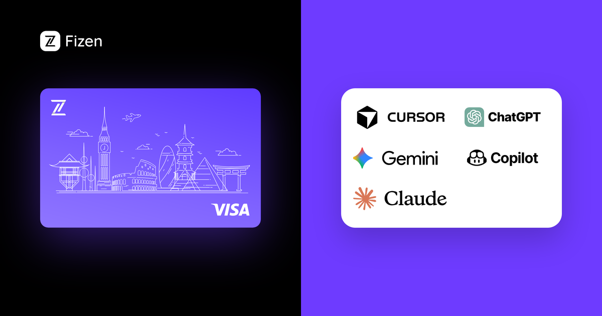 Fizen Card — The Best Crypto Card for AI Tools (Claude, ChatGPT, Cursor)