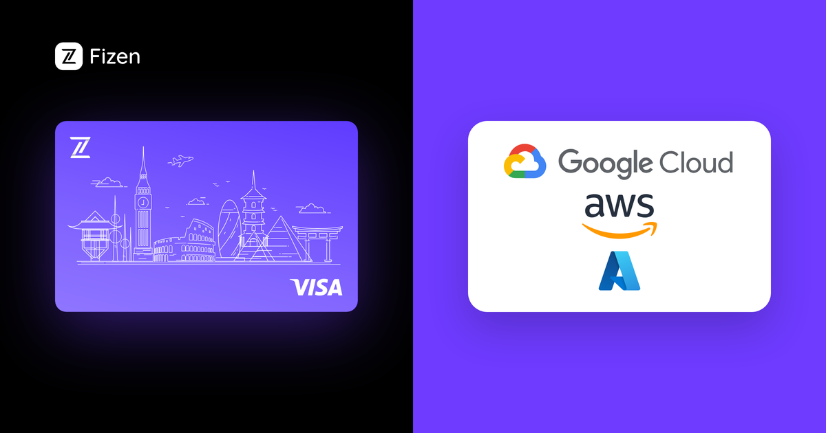 Fizen Card — The Best Crypto Card for AWS, Google Cloud & Azure