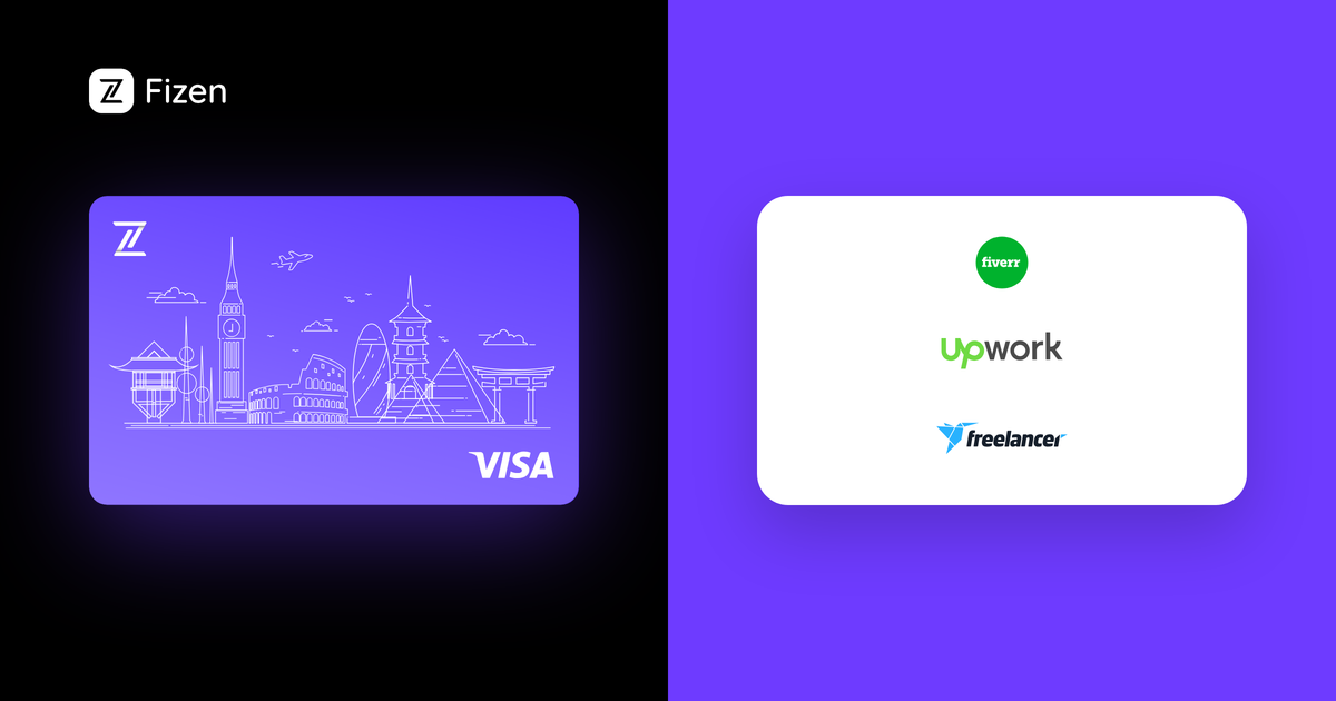 Fizen Card — The Best Crypto Card for Upwork & Fiverr Freelancers