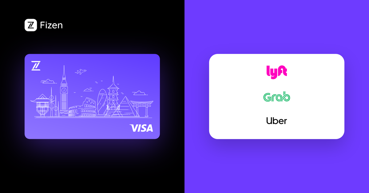 Fizen Card — The Best Crypto Card for Uber, Lyft, Bolt, Grab
