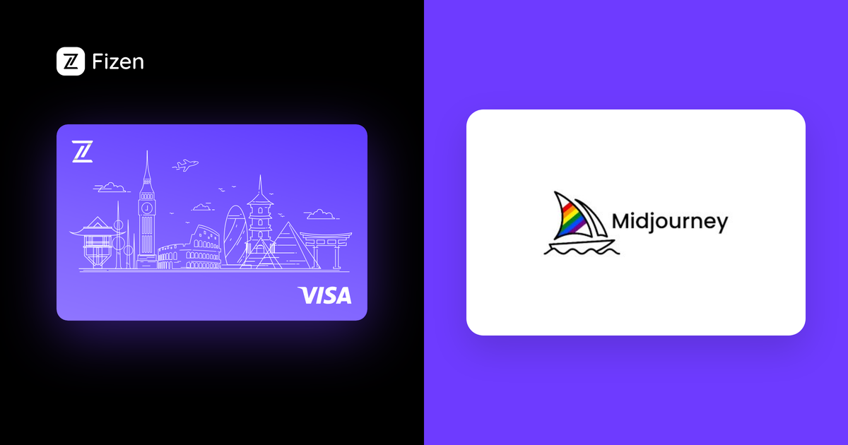 Midjourney Subscription with USDT — 0 Markup Visa Card