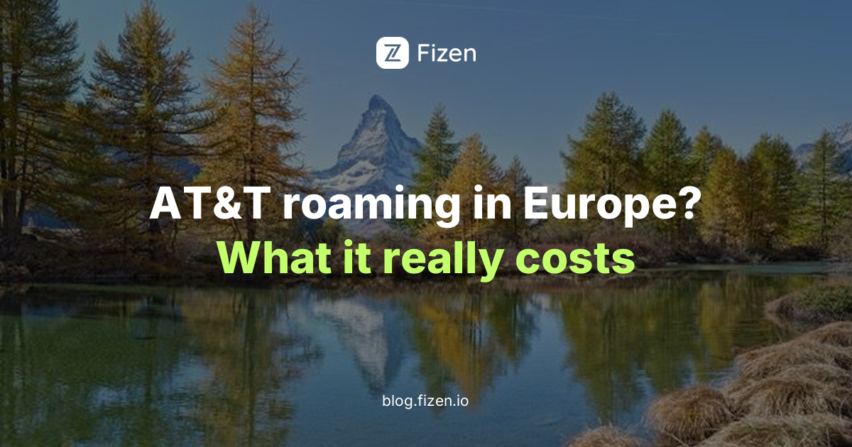 AT&T roaming costs in Europe 2026 vs travel eSIM