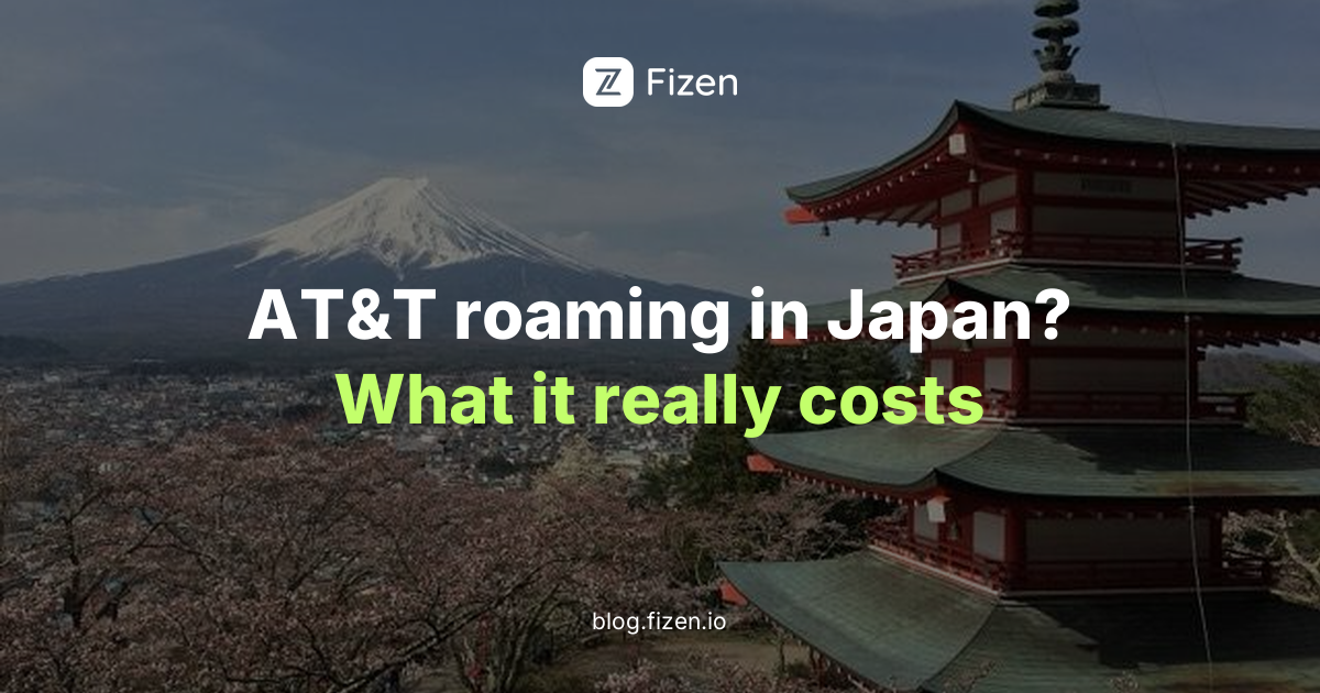 AT&T roaming costs in Japan 2026 vs travel eSIM