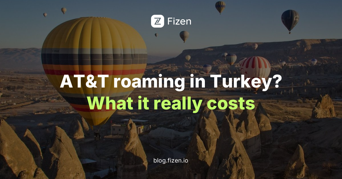 AT&T roaming costs in Turkey 2026 vs travel eSIM