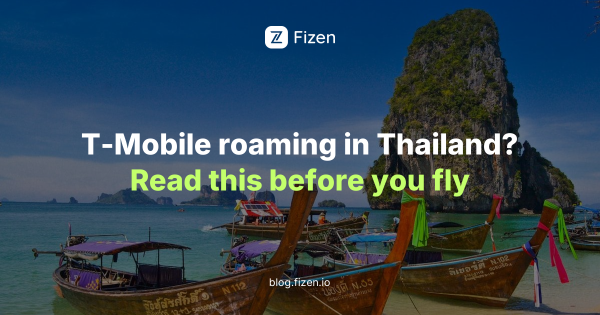 T-Mobile roaming costs in Thailand 2026 vs travel eSIM
