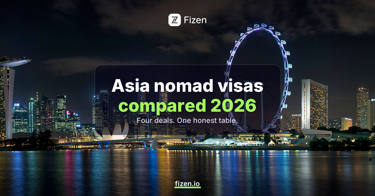 Asia's Digital Nomad Visas Compared: Who Should Go Where (2026)