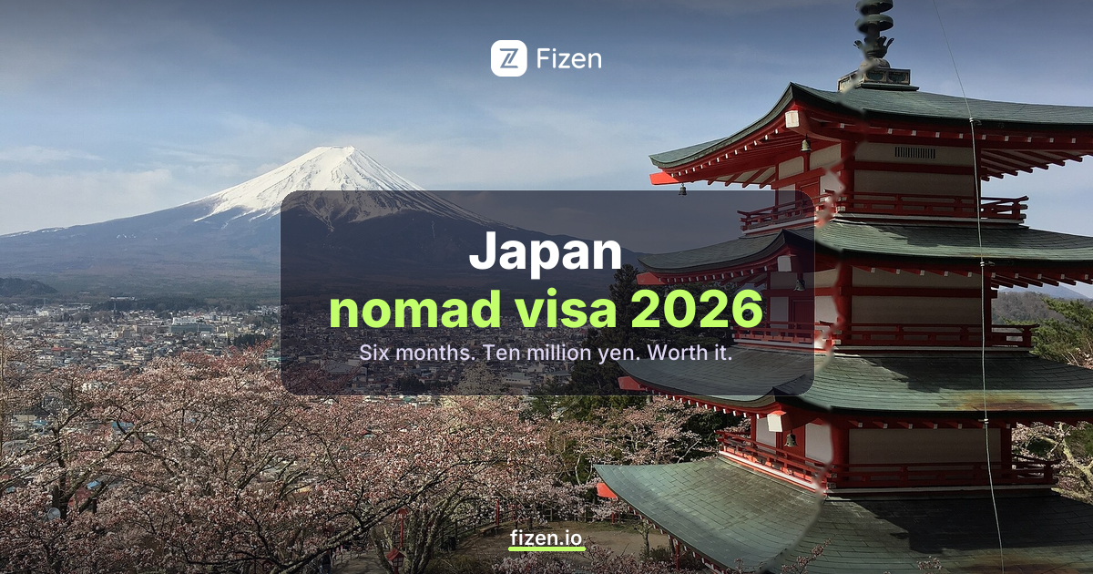 Japan's Digital Nomad Visa: Six Months, High Bar, Worth It (2026)