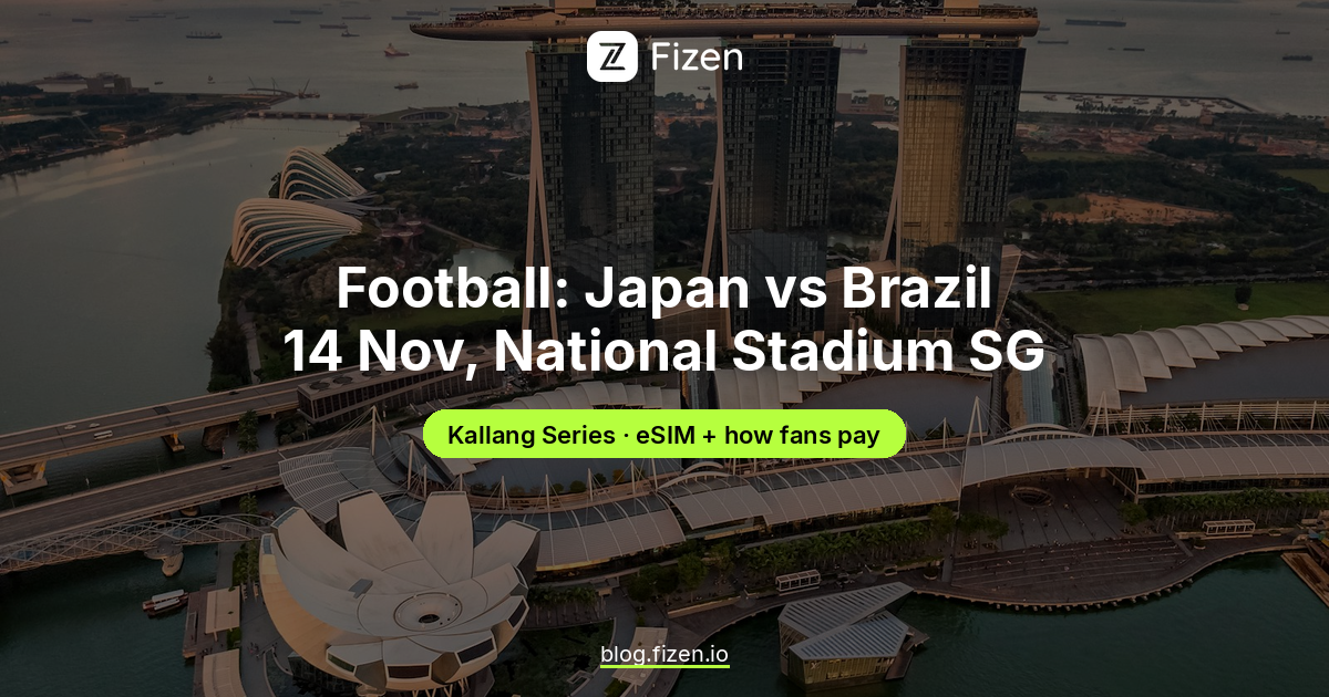 Football Japan vs Brazil National Stadium Singapore Kallang Series