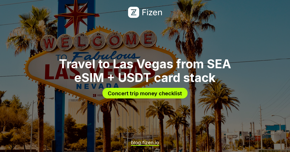 Travel to Las Vegas from SEA eSIM USDT card