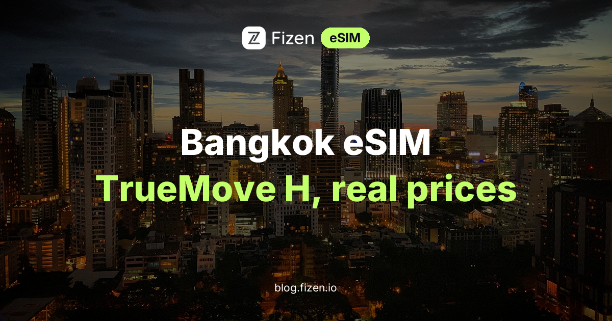 Best eSIM for Bangkok (2026): TrueMove H Coverage, Real Prices and the Face-Scan Rule