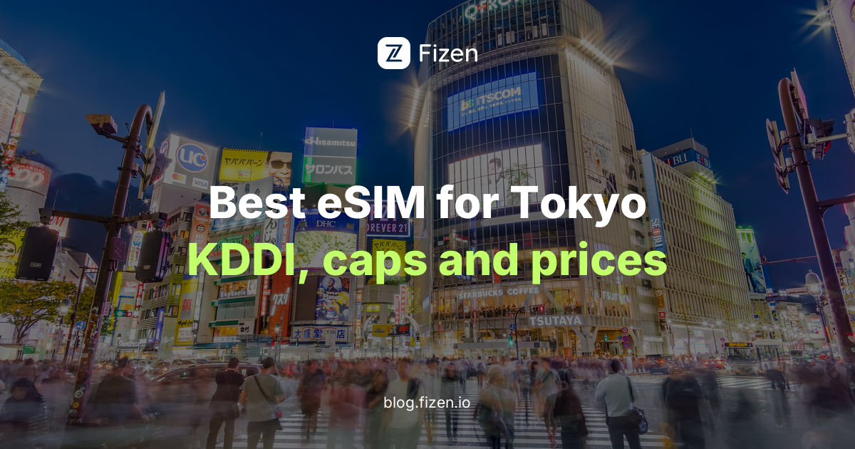 Best eSIM for Tokyo (2026): KDDI or DoCoMo, Speed Caps and Real Prices