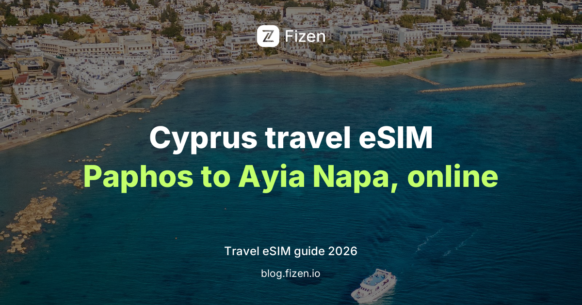 Best Travel eSIM for Cyprus (2026): Limassol, Paphos, Ayia Napa and the North