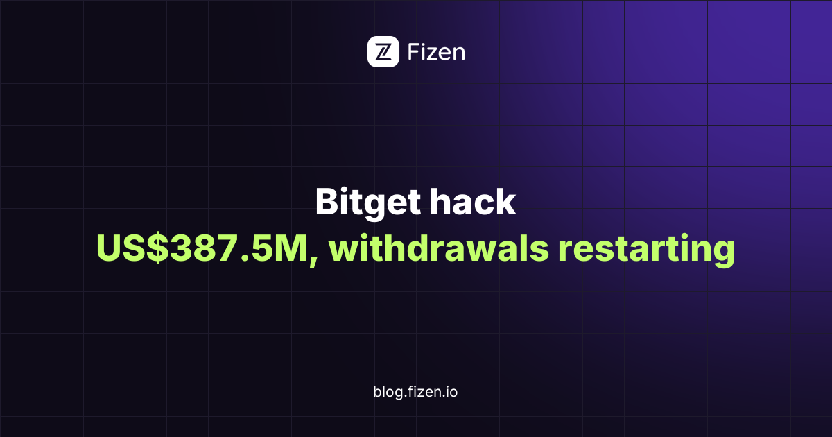 Bitget Hack Revised to US$387.5 Million, Withdrawals Restarting