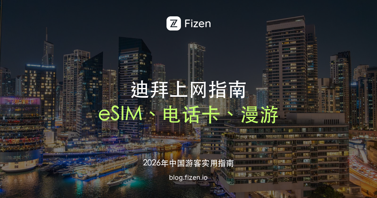 迪拜 eSIM 怎么选：去迪拜和阿联酋上网、网络电话限制和电话卡对比（2026）