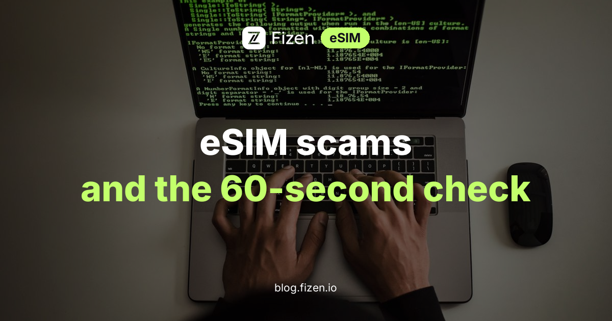 eSIM Scams in 2026: The Numbers, the Two Different Threats, and the 60-Second Check