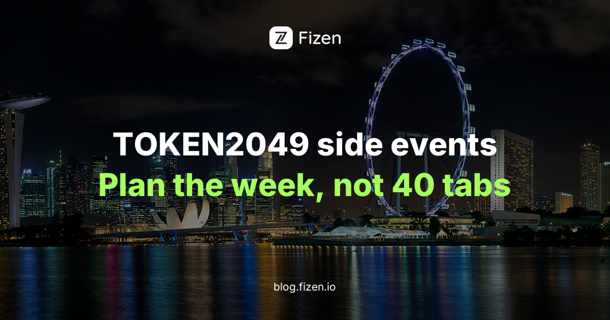 TOKEN2049 Side Events 2026: How to Plan Your Singapore Week Without 40 Open Tabs