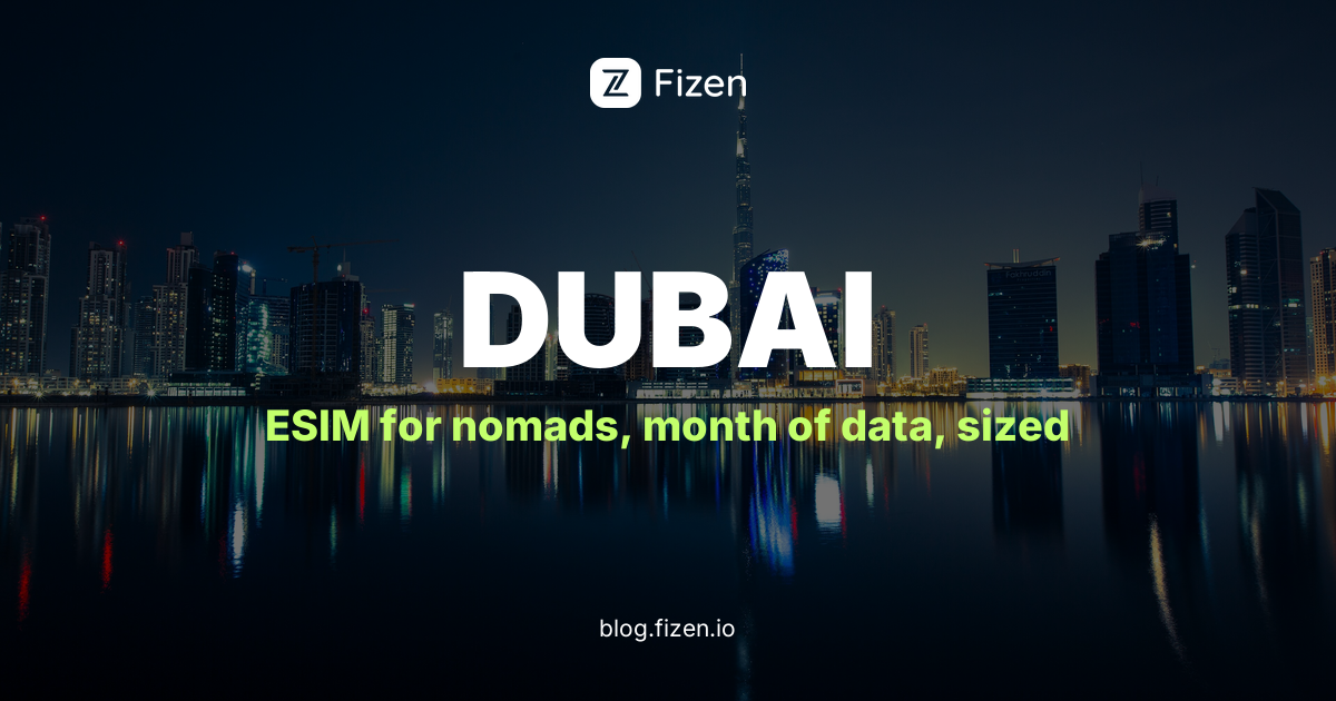 7 Best eSIM Tips for Digital Nomads in Dubai (What I Wish I Knew)