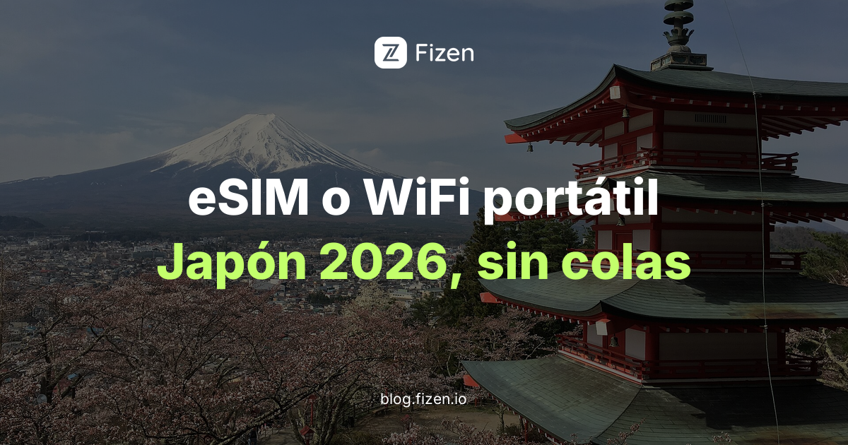 eSIM o WiFi portátil en Japón 2026: cuál conviene a un viajero solo