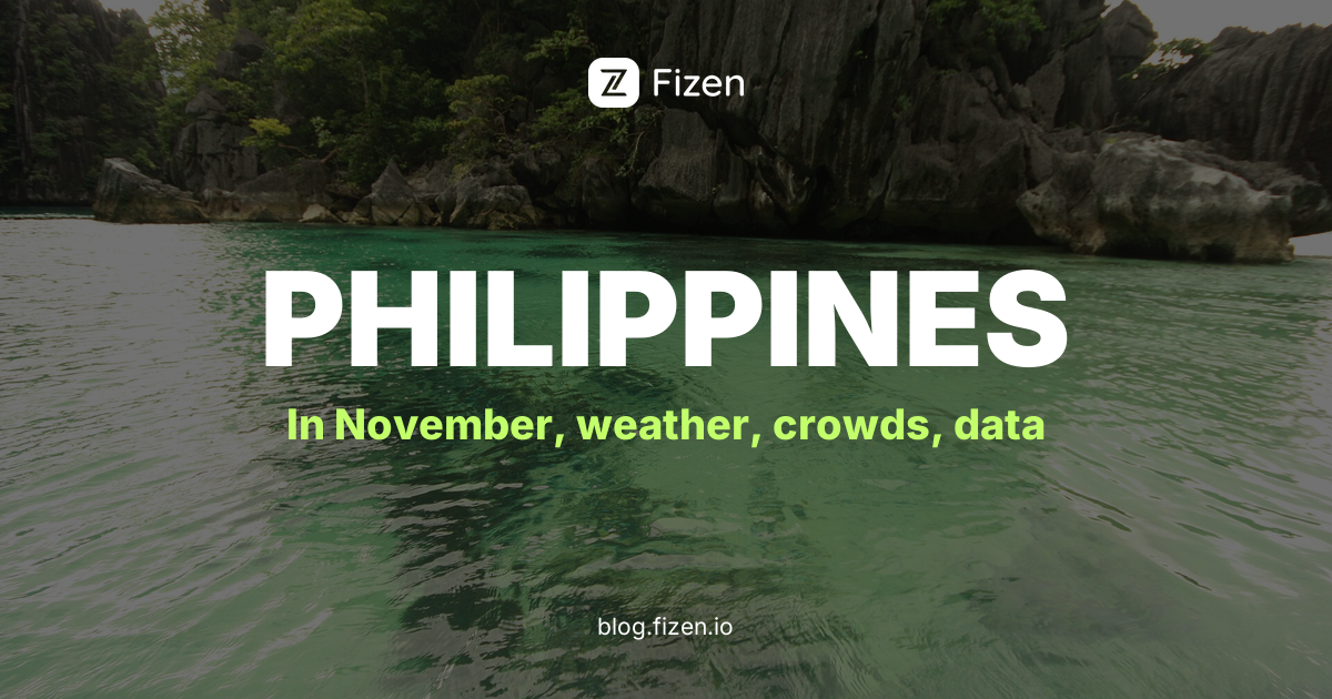 Philippines in November 2026: Weather, Crowds, Prices and Data