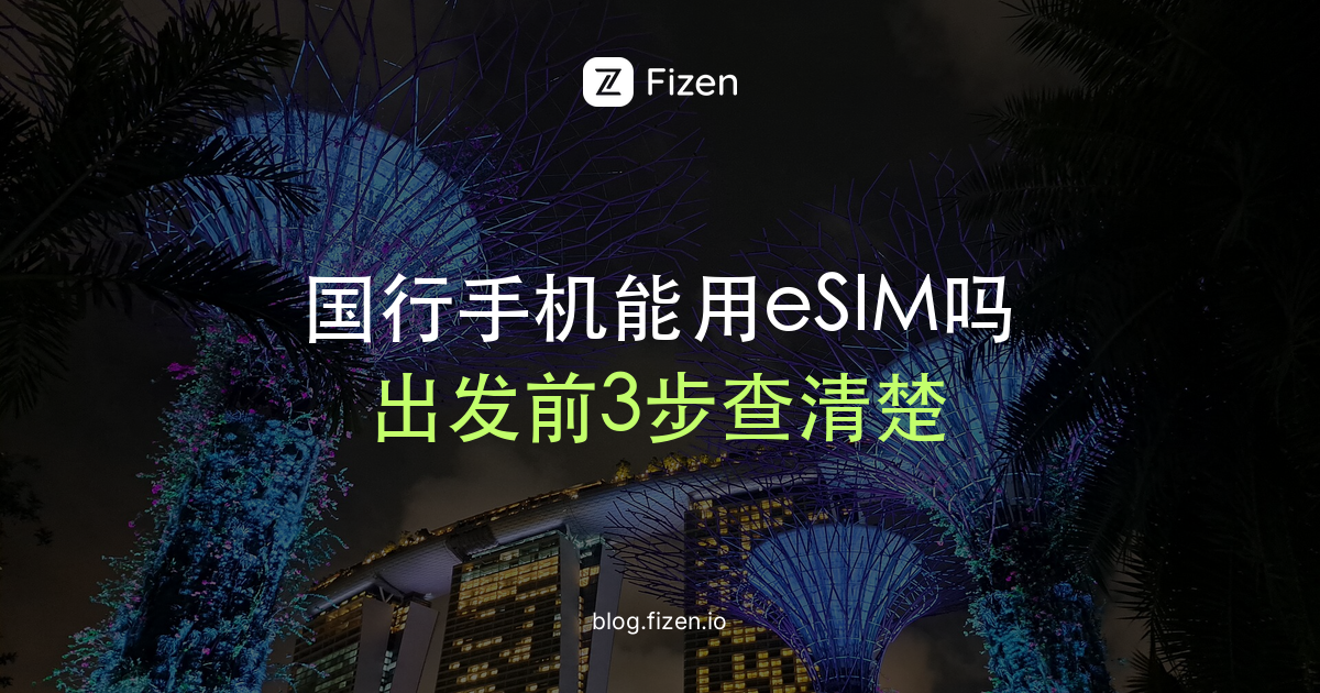 国行手机支持旅行eSIM吗？出国前3步自查（2026新加坡版）