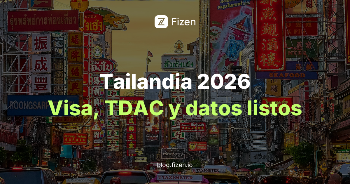 Tailandia ya pide visa a mexicanos y colombianos: qué hacer (2026)