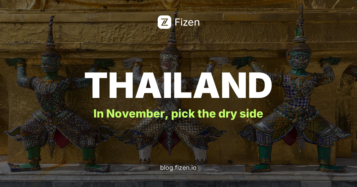 Thailand in November 2026: Where It Rains, Loy Krathong and Staying Online