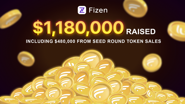 Fizen.io Raises $480,000 in Token Seed Sale, Bringing Total Funding to $1.18 Million