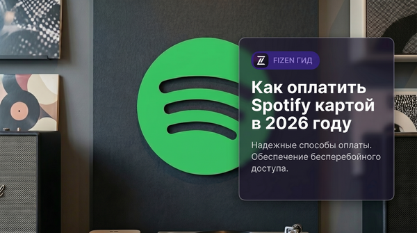 Как оплатить Spotify картой в 2026 году