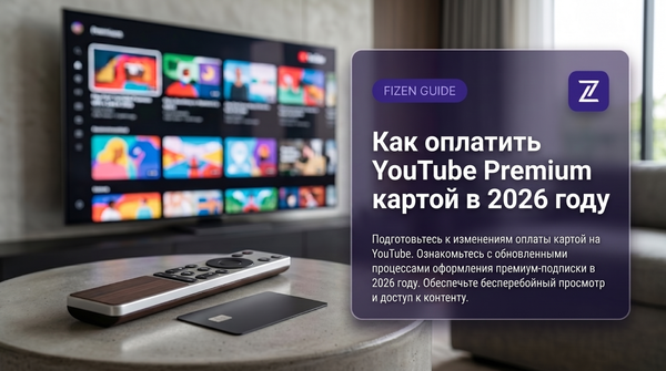 Как оплатить YouTube Premium картой в 2026 году