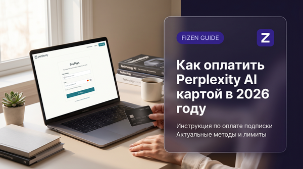 Как оплатить подписку Perplexity AI картой в 2026 году