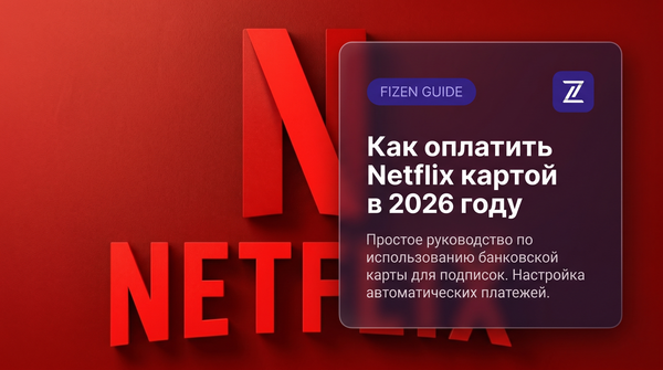 Как оплатить Netflix картой в 2026 году