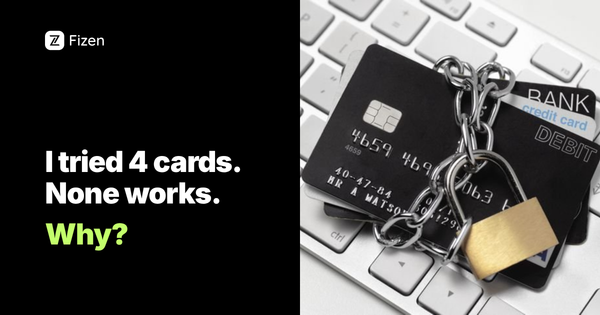 I Tried 4 Cards and None Worked — Why Banks Block International Online Payments