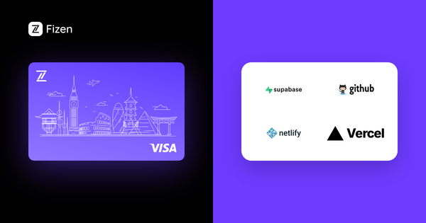 Fizen Card — The Best Crypto Card for Developer Tools (Kiro, Vercel, Supabase)