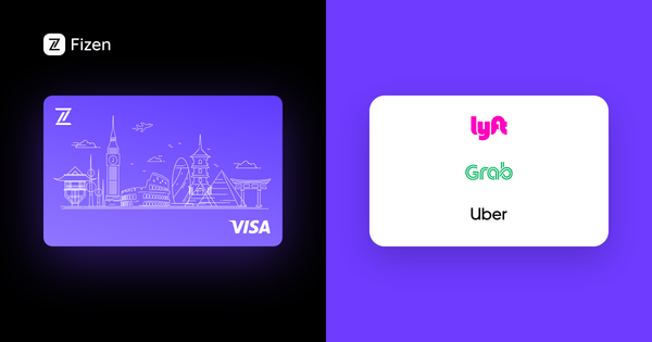 Fizen Card — The Best Crypto Card for Uber, Lyft, Bolt, Grab