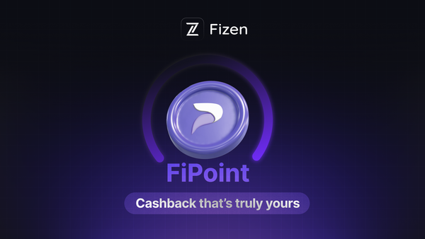 FiPoint, the Fizen Card reward. Cashback that's truly yours.