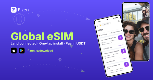 Buy eSIM With USDT: The Complete Fizen eSIM Guide