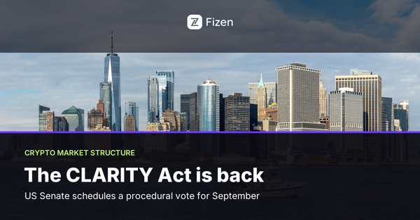 US Senate schedules a CLARITY Act procedural vote for September 2026