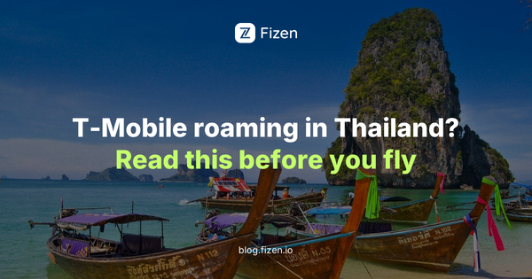 T-Mobile roaming costs in Thailand 2026 vs travel eSIM
