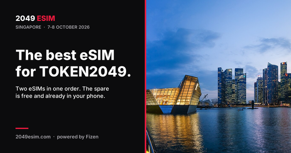 One eSIM Is One Point of Failure: The Duo eSIM Built for TOKEN2049 Week