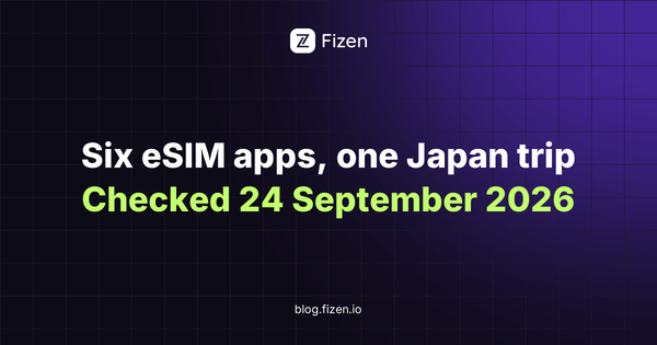 We Priced Six eSIM Apps on the Same Japan Trip, Including Our Own. We Do Not Win Every Row