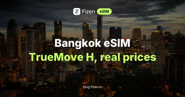 Best eSIM for Bangkok (2026): TrueMove H Coverage, Real Prices and the Face-Scan Rule