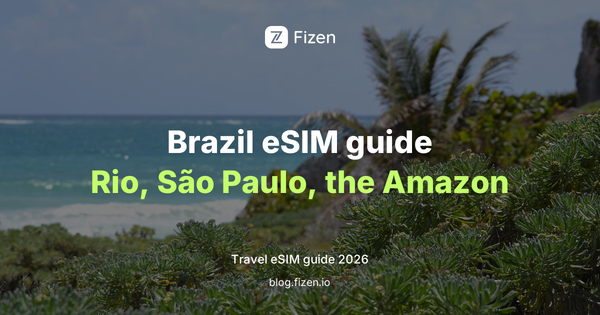 Best Travel eSIM for Brazil (2026): Data for São Paulo, Rio and the Amazon