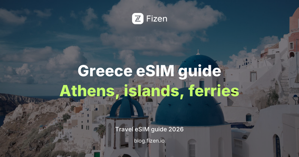 Best eSIM for Greece 2026: Athens, the Islands and the Truth About Ferry Coverage