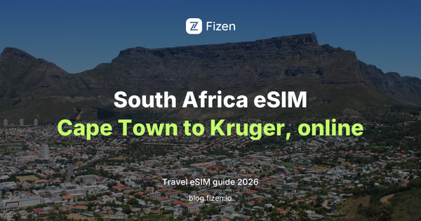 Best eSIM for South Africa 2026: Cape Town, Johannesburg and Safari Guide