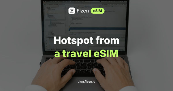 Can You Hotspot With an eSIM? (2026) What a Tethered Laptop Really Costs in Data