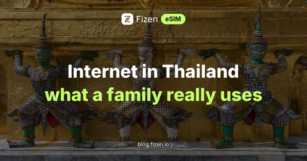 Internet in Thailand (2026): What a Two-Week Family Trip Really Costs in Data