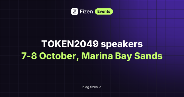 TOKEN2049 Speakers 2026: Two F1 World Champions, Nasdaq, BlackRock and Goldman, One Week Out