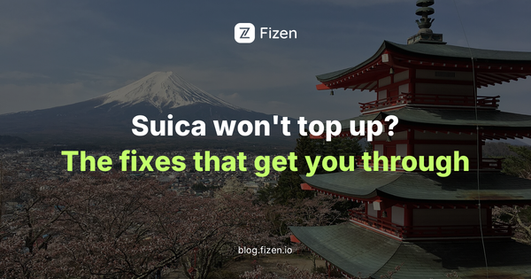 Apple Pay Suica Won't Top Up With Your Visa? The 2026 Fix List for Japan