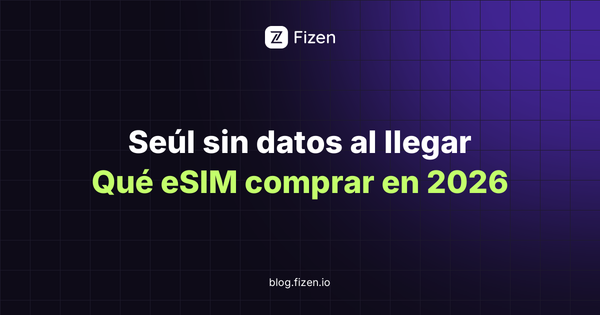 eSIM Seúl 2026: qué plan sirve al llegar sin datos